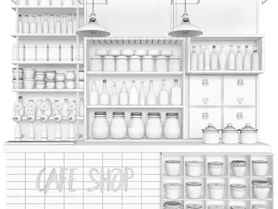 CafeShop coffee shop 3D model