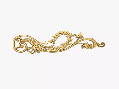 Classic decor ornament 252 3D model