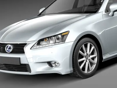 Lexus GS 300h 2014 3D model