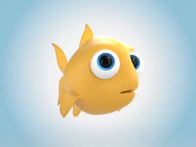 Goldfish 3D model