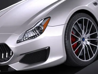 Maserati Quattroporte 2017 3D model