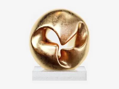 Spherical statuette 01 3D model