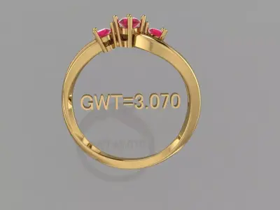 FASION UNIK RING 3D model shop