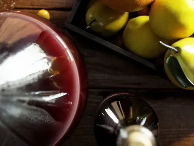 Kitchen set diy wall shelf - floating shelf 3D model