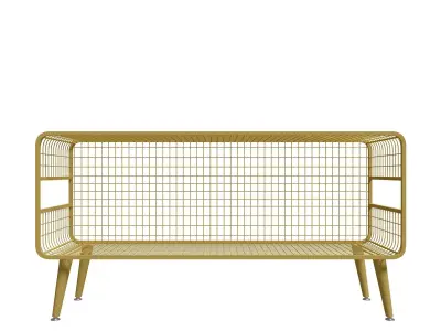  Homary Modern Mesh Standing Etagere Bookshelf  3D model