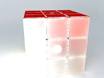 rubix cube sample with rounded edges  corners Free 3D model