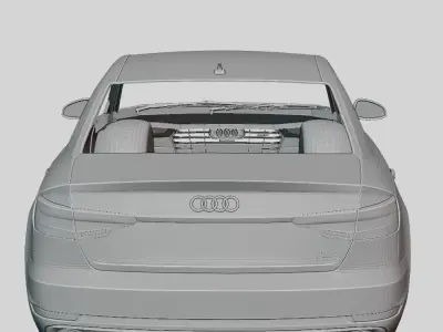 Audi A4 Sedan 2016 Printable Body 3D print model