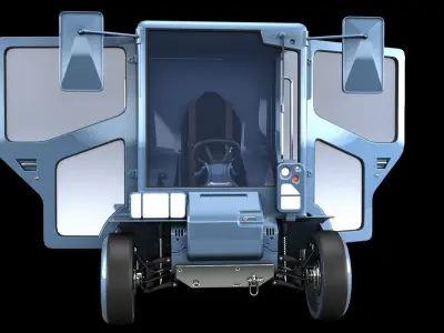 Sci-fi Urban Cruiser 3D model