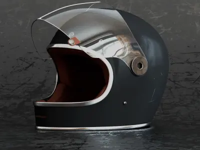 BELL Bulitt Helmet Black 3D model