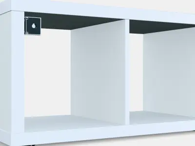 KALLAX Shelving unit 40 Low-poly 3D model