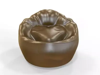 Bean Bag  Low-poly 3D model