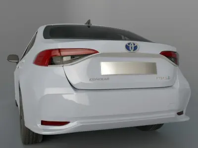 car Toyota Corolla hybrid 3D model