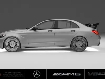 Mercedes-Benz C63 AMG 3D model