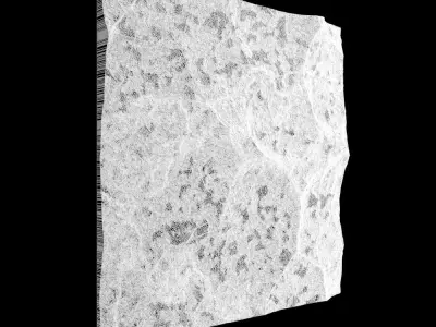 518-RockPanel piece of rock 3D model
