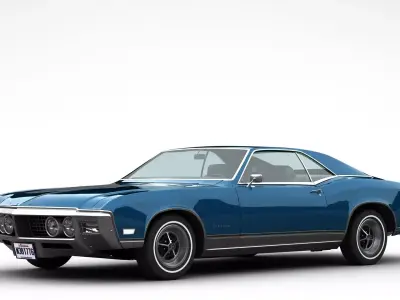 Buick Riviera 1968 3D model