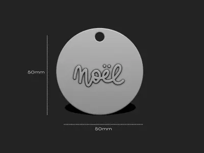 Christmas Ornament - Pendant -  Christmas Tree  - Decor - 02 3D print model