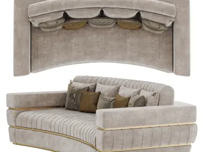 Fertini Casa Luxury Signature Sofa 3D model
