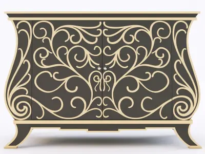 Roberto Ventura W114 chest of drawers 3D model