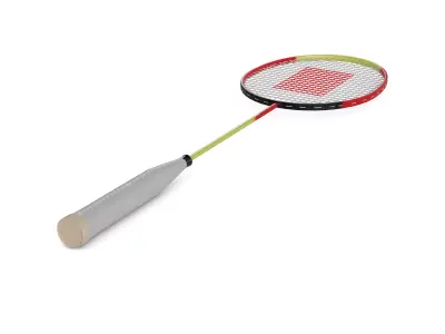 Sports products Badminton Racket Set 3D model