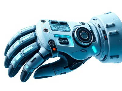 Futuristic Robotic Glove Model Pack for SciFi Projects Low-poly 3D model