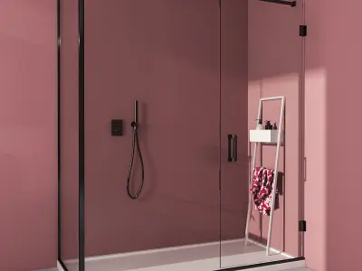 Bathroom furniture set Arcom Moov 3D model