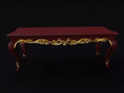 coffee table 3D model 9