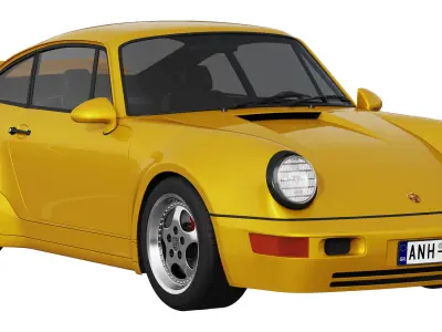 Porsche 911 Carrera RS 964 3D model