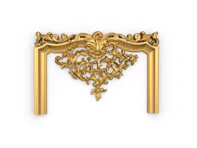 Classic decor ornament 296 3D model