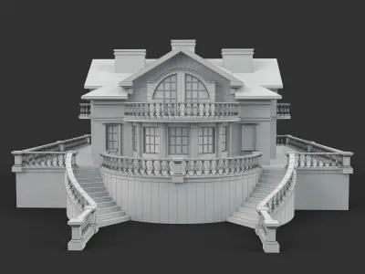 Villa Country House 3D model
