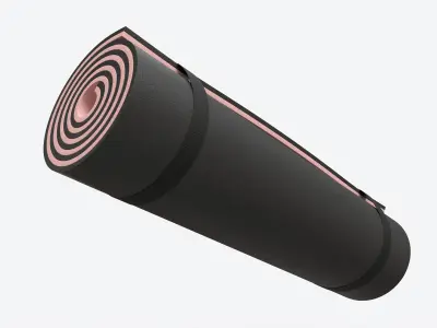 Camping Yoga Exercise Mat 3D model