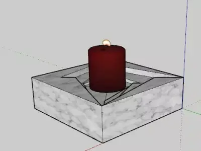 Candle Holder Free 3D print model purchase