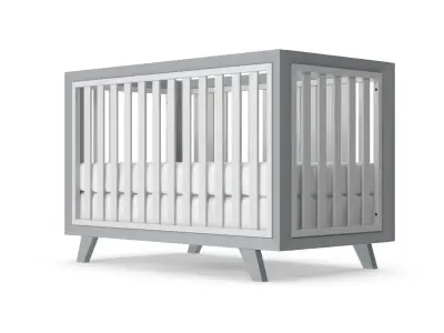 Baby Cribs v4 Low-poly 3D model
