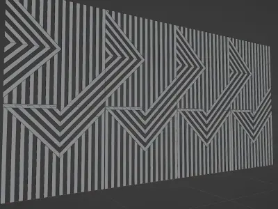 Wall wood seamless set2 V08 3D model