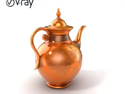 Artistic Ablution Jug Model Pack Low-poly 3D model