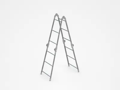 Double Sided Step Ladder 3D model