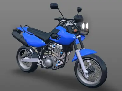 Muz Mastiff New Bike 3D Model Sports Bike Game Ready Low-poly 3D model