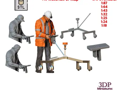 N3 Railway Track Surveyor 3D print model