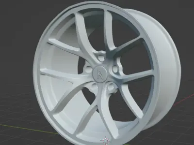 FLROCKY ALLOY Low-poly 3D model