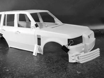 3D printed RC bodies Land Rover Range Rover 2005 3D print model