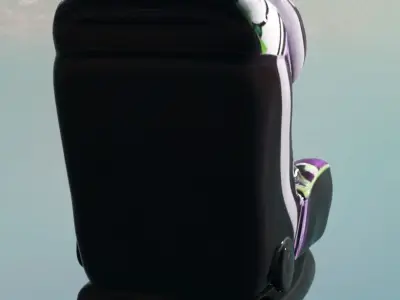 baby Car Seat Beetlejuice  Low-poly 3D model