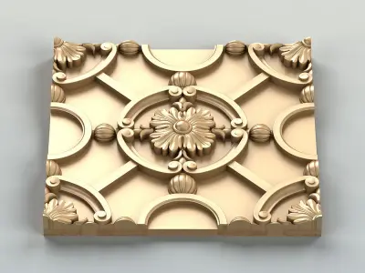 Wall panel 018 3D model