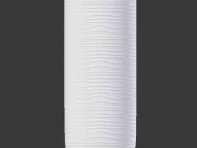 Modern White Vase 3D model