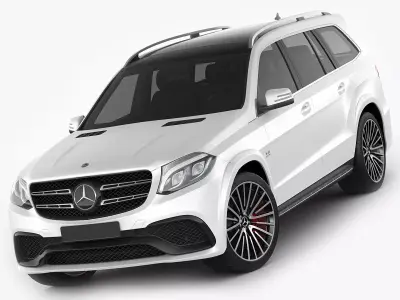 Mercedes GLS63 AMG 3D model