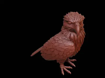 Eagle Animal Sculpture 3D print model purchase