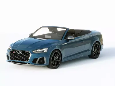 Audi S5 Cabrio 2020 3D model