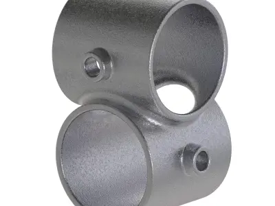 Crossover Pipe Fitting 3D print model