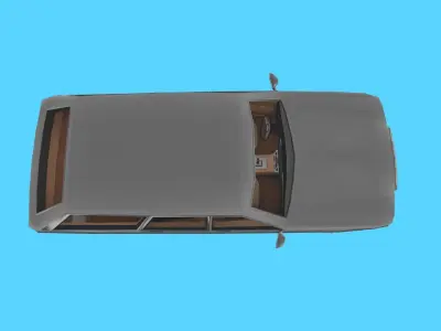 Jaguar xj6 Station Wagon Hatfeleds 3d model Low-poly 3D model
