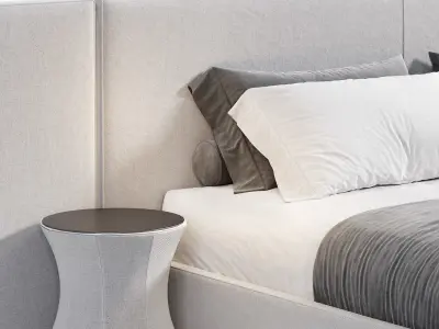 Rubik Big Bed by Rugiano 3D model