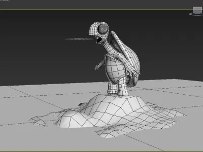 Cartoon Turtle 3D model