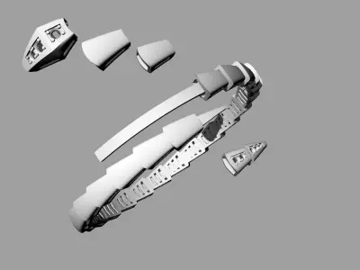 Serpenti Bvlgari Snake Bracelet 3D print model